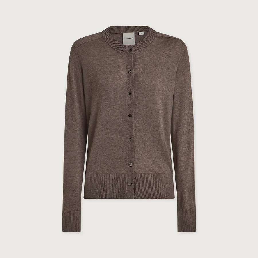 Fairfax Knit Cardigan- Cinder Marl