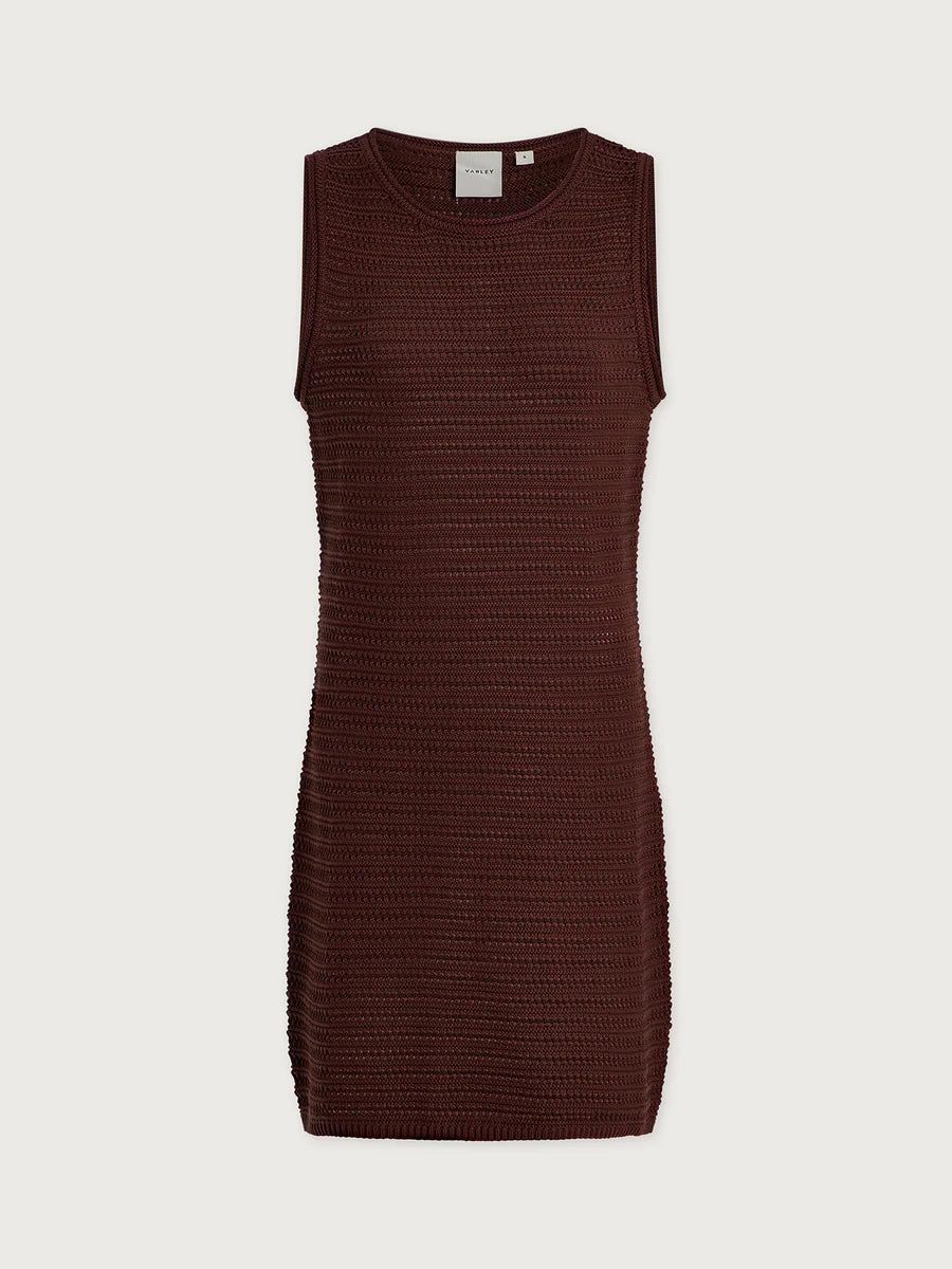 Shane Knit Dress- Ironwood