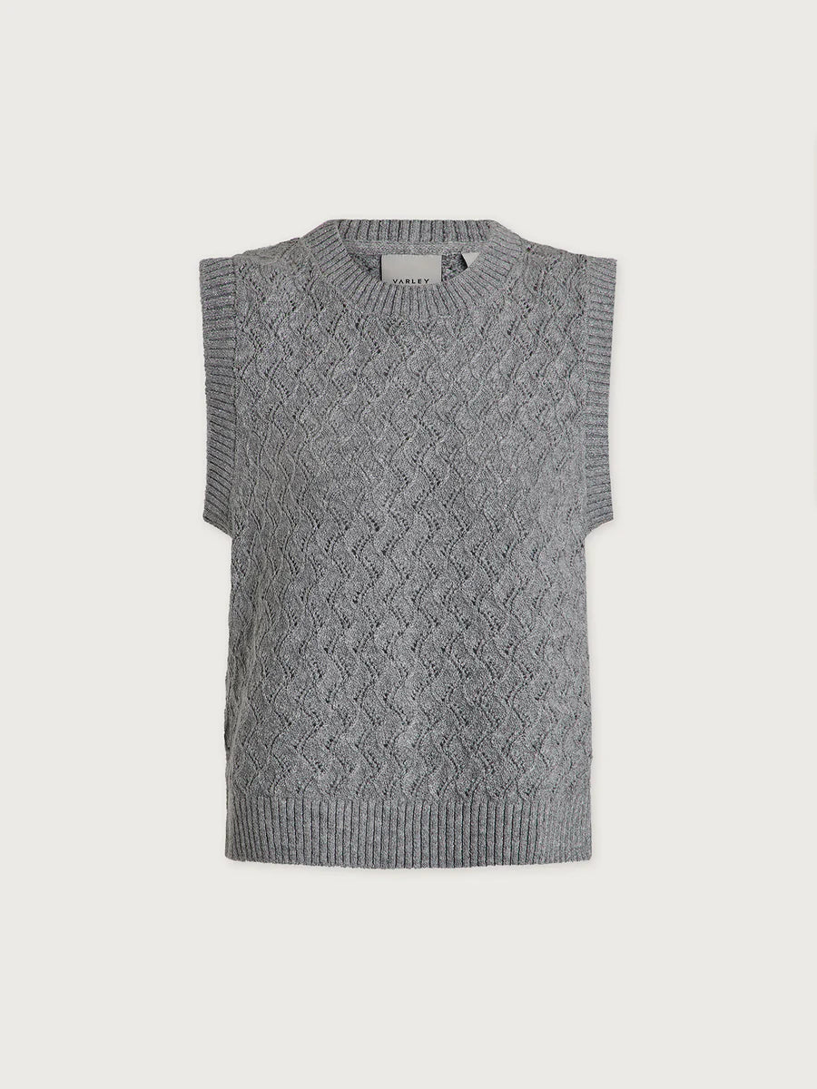 Hazen Knit Tank- Grey Malange