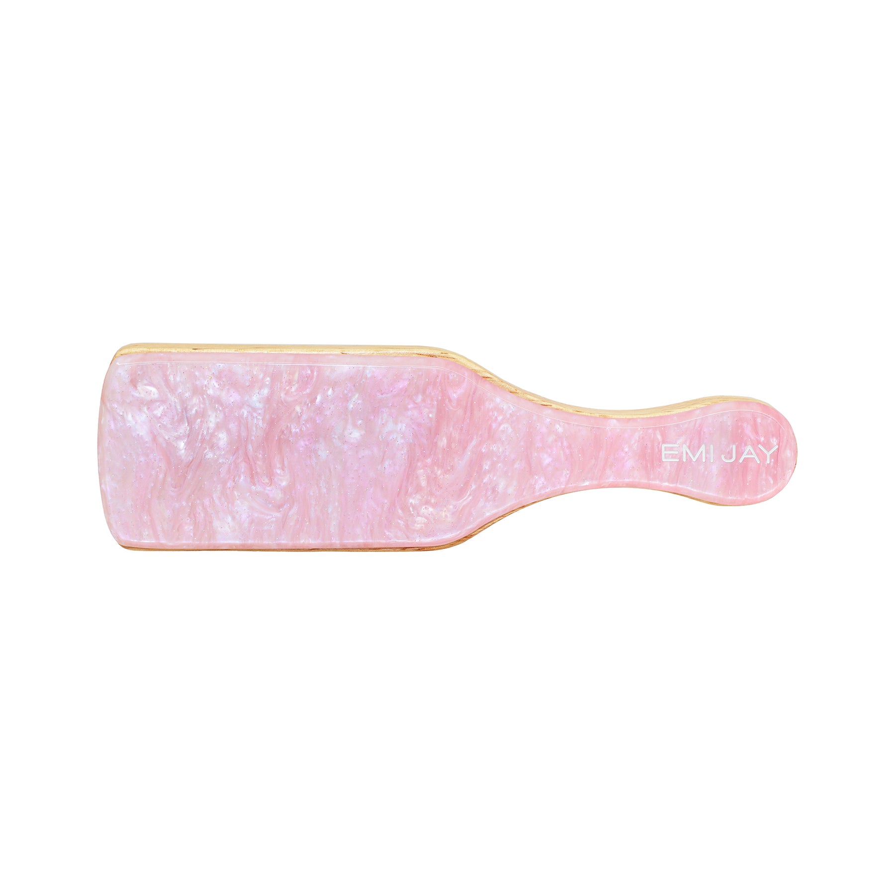 Mini Boar Bristle Brush- Pink Sugar