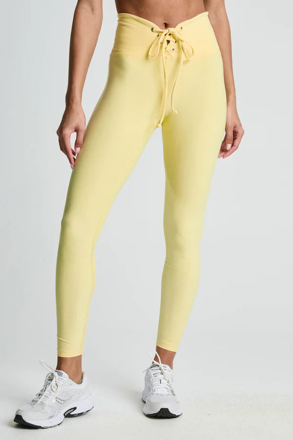 Stretch Football Legging - Baby Yellow