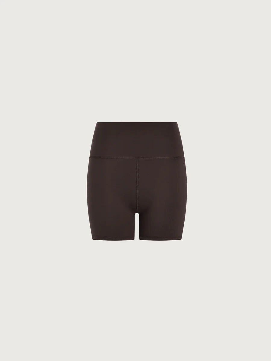 Freesoft High Rise Short 5"- Coffee Bean